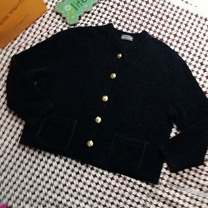 Black Devernois Cardigan